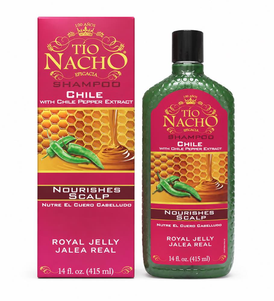 شامپو تیو ناچو ژل رویال (عسل زنبور ملکه) و فلفل سبز شیلی TIO NACHO Chile Pepper Extract Royal Jelly Shampoo