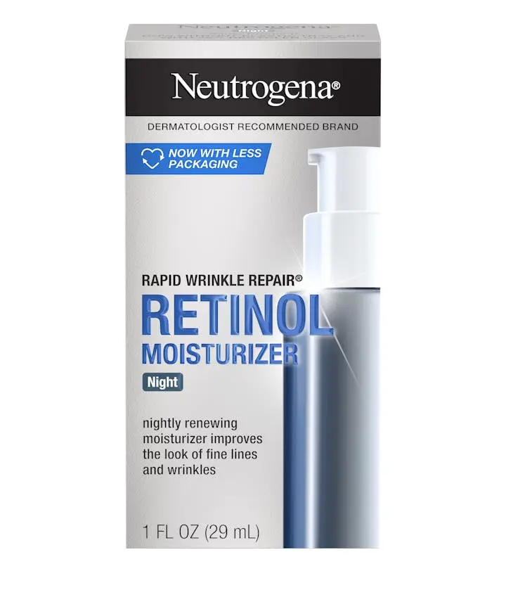 کرم شب ضدچروک آبرسان نوتروژینا رپید رینکل ریپیر رتینول و هیالورونیک اسید NEUTROGENA Rapid Wrinkle Repair Retinol+Hyaluronic Acid Night