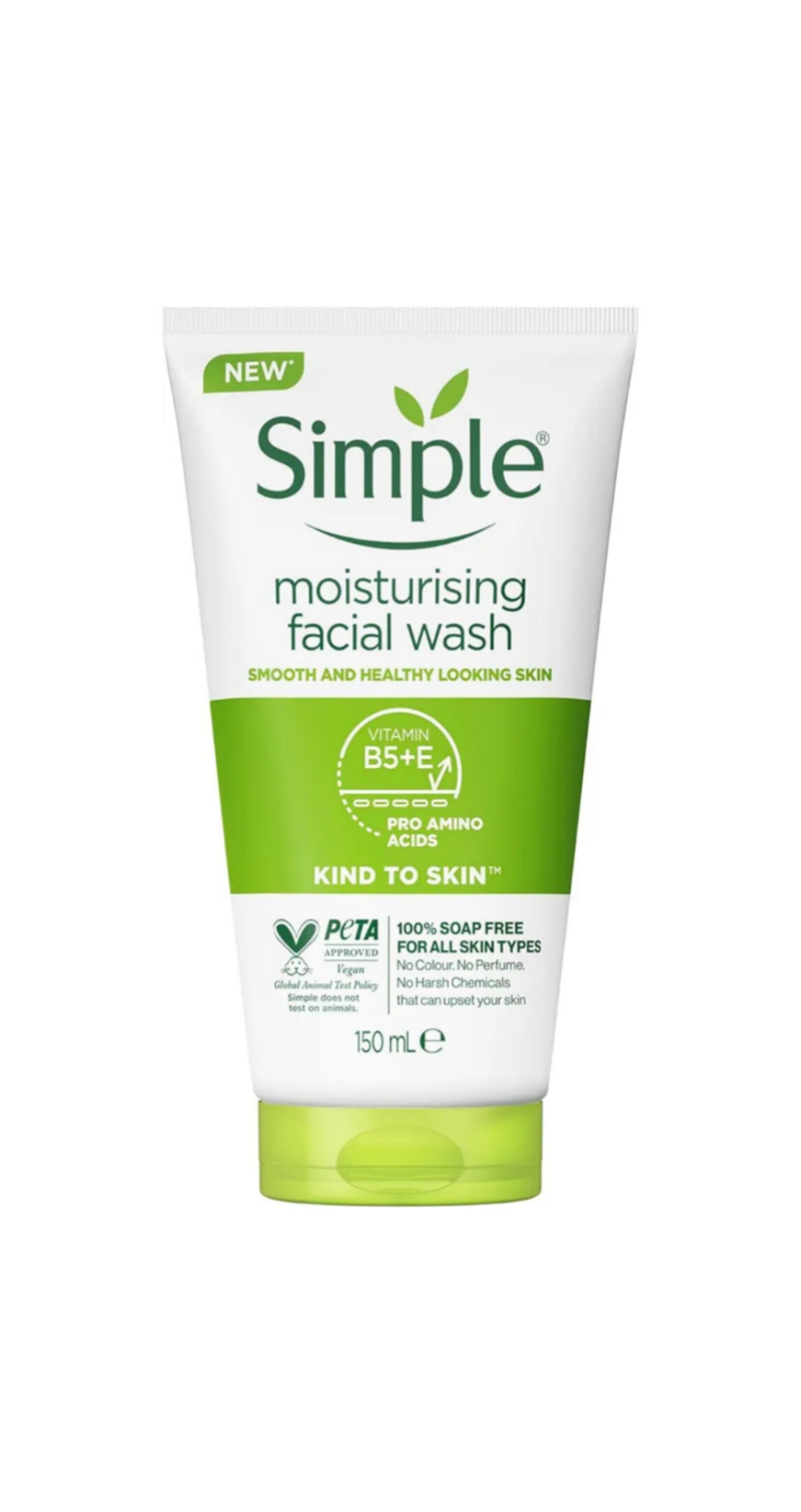 ژل شستشوی صورت مرطوب‌کننده سیمپل   Simple Moisturising Facial Wash