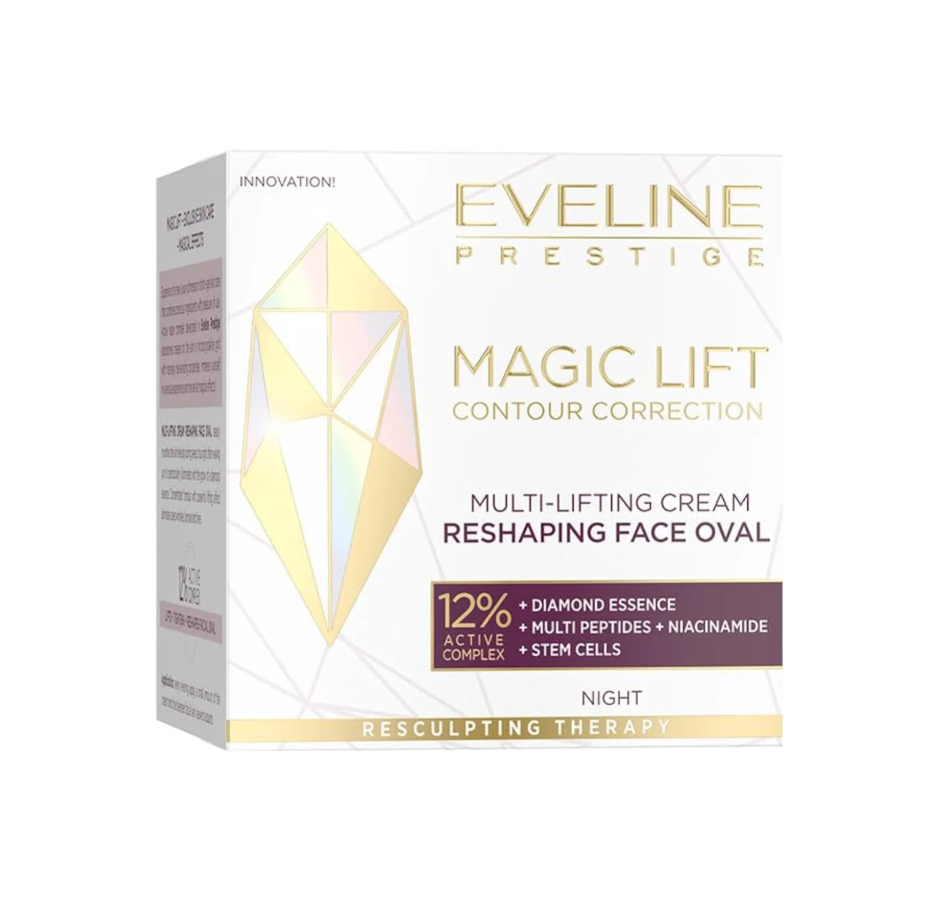 کرم شب جوان کننده اولاین مجیک لیفت بازسازی کننده کانتور صورت    EVELINE Magic Lift Contour Correction Night
