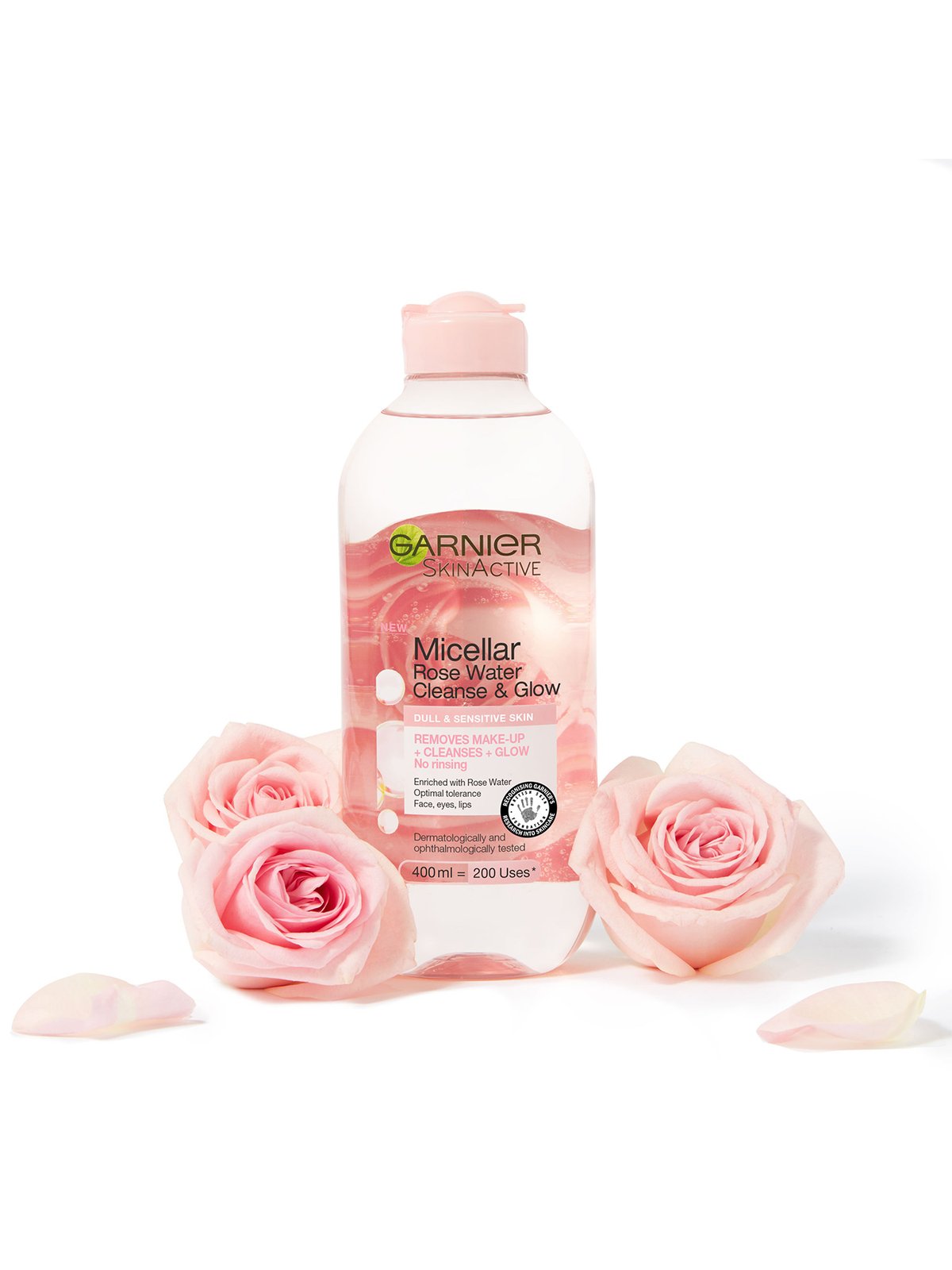 میسلار واتر گارنیه گل رز Garnier Micellar Rose Water Cleanse & Glow