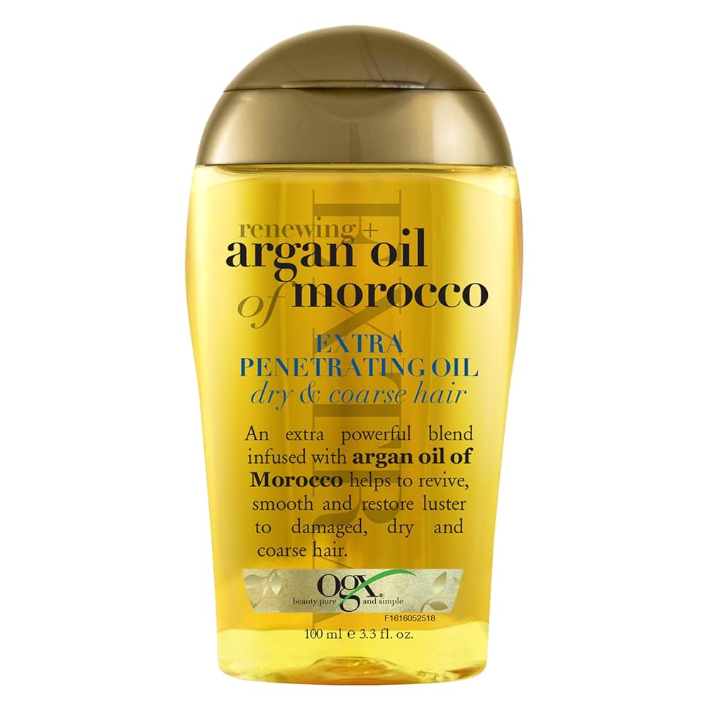 روغن آرگان مراکشی مو او جی اکس مناسب مو خشک و زبر OGX Argan Oil of Morocco Extra Penetrating Oil