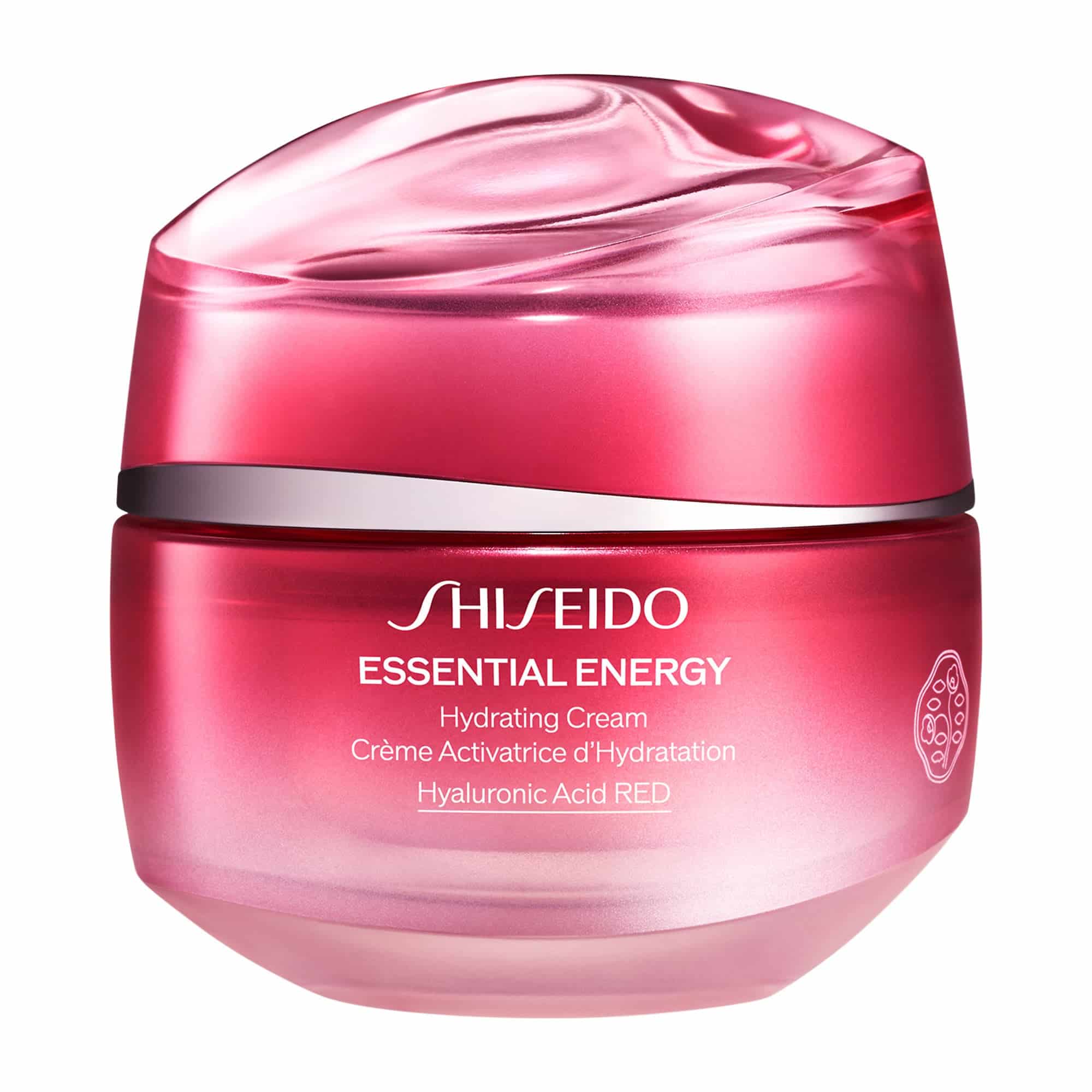 کرم فوق آبرسان و جوانساز شیسیدو اسنشیال انرژی با هیالورونیک اسید و عصاره جنسینگ قرمز SHISEIDO Essential Energy Hydrating Cream