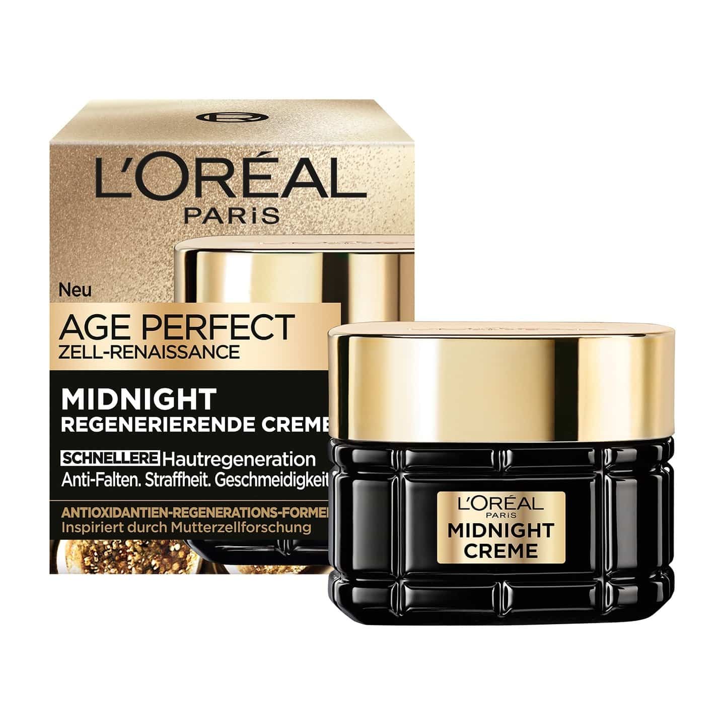 کرم شب ضدچروک و بازسازی‌کننده سلولی لورآل ایج پرفکت سل رنسانس L'Oréal Paris Age Perfect Cell-Renaissance Midnight Cream