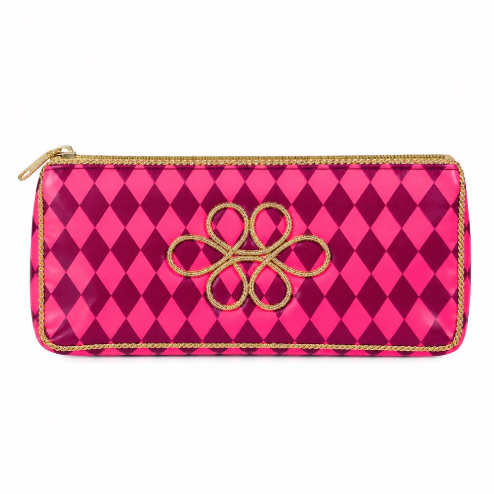 کیف لوازم آرایش اورجینال مک طرح هندسی  MAC Geometric Pattern Cosmetics Bag