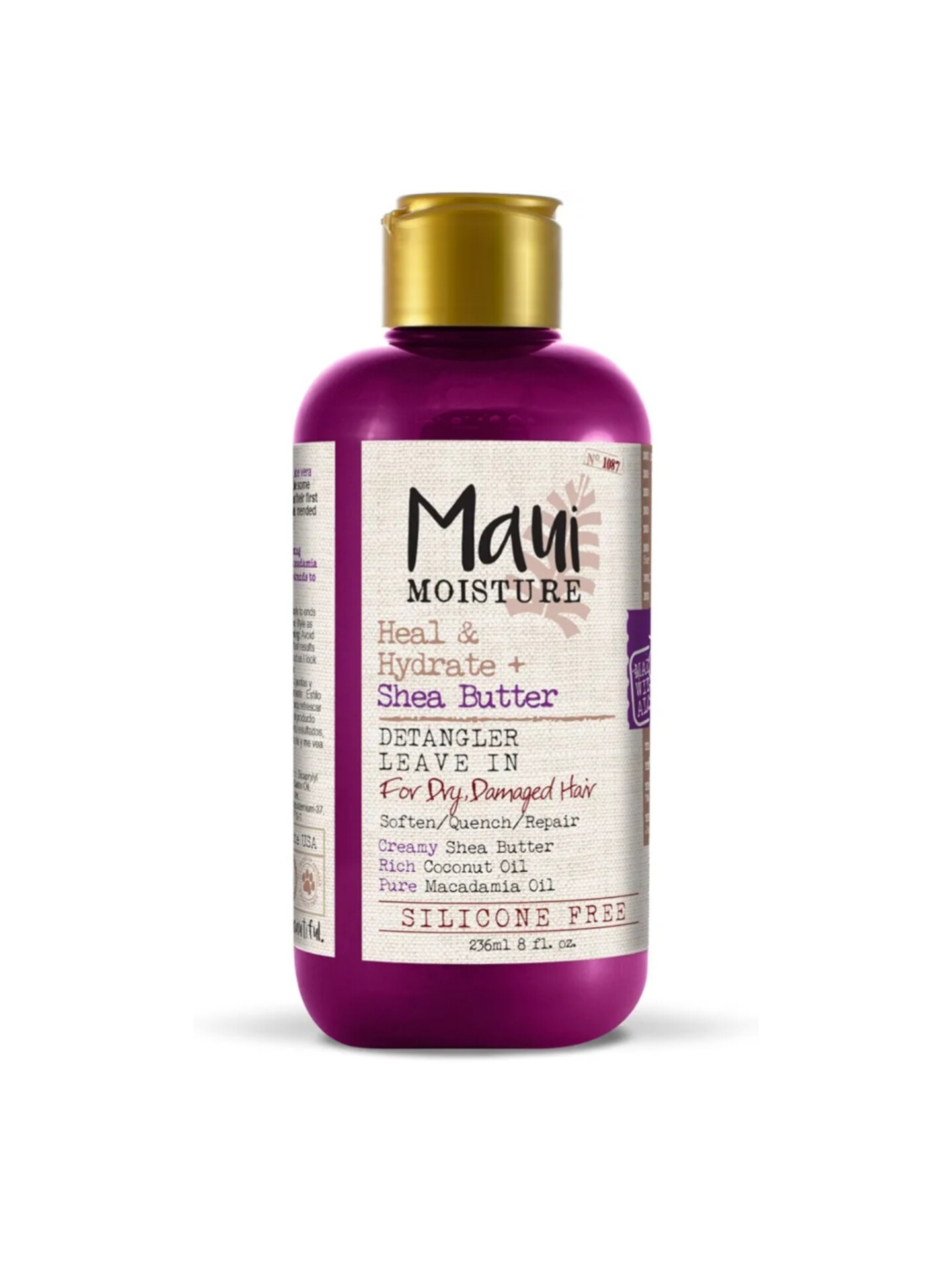 نرم‌کننده و ترمیم‌کننده بدون شستشو مائویی مویسچر Maui Moisture Heal & Hydrate + Shea Butter Leave-In Conditioning Mist