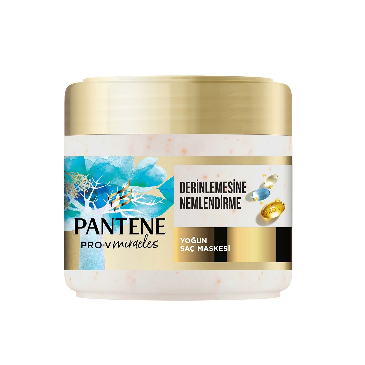 ماسک مو آبرسان پانتن پرو وی هایدریشن مولکولار با بیوتین Pantene Pro-V Deep Hydration Intensive Hair Mask with Biotin