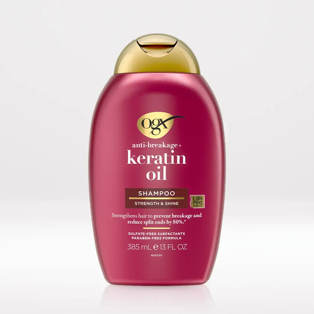 شامپو اوجی ایکس ضد خشکی و شکنندگی مو روغن کراتین  OGX Keratin Oil Shampoo