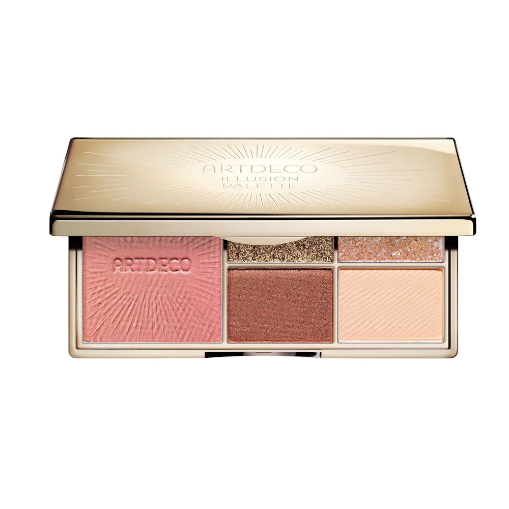 پالت سایه و رژگونه آرت دکو ایلوژن ایلوژنیستا ARTDECO Illusion Palette for Cheeks & Eyes