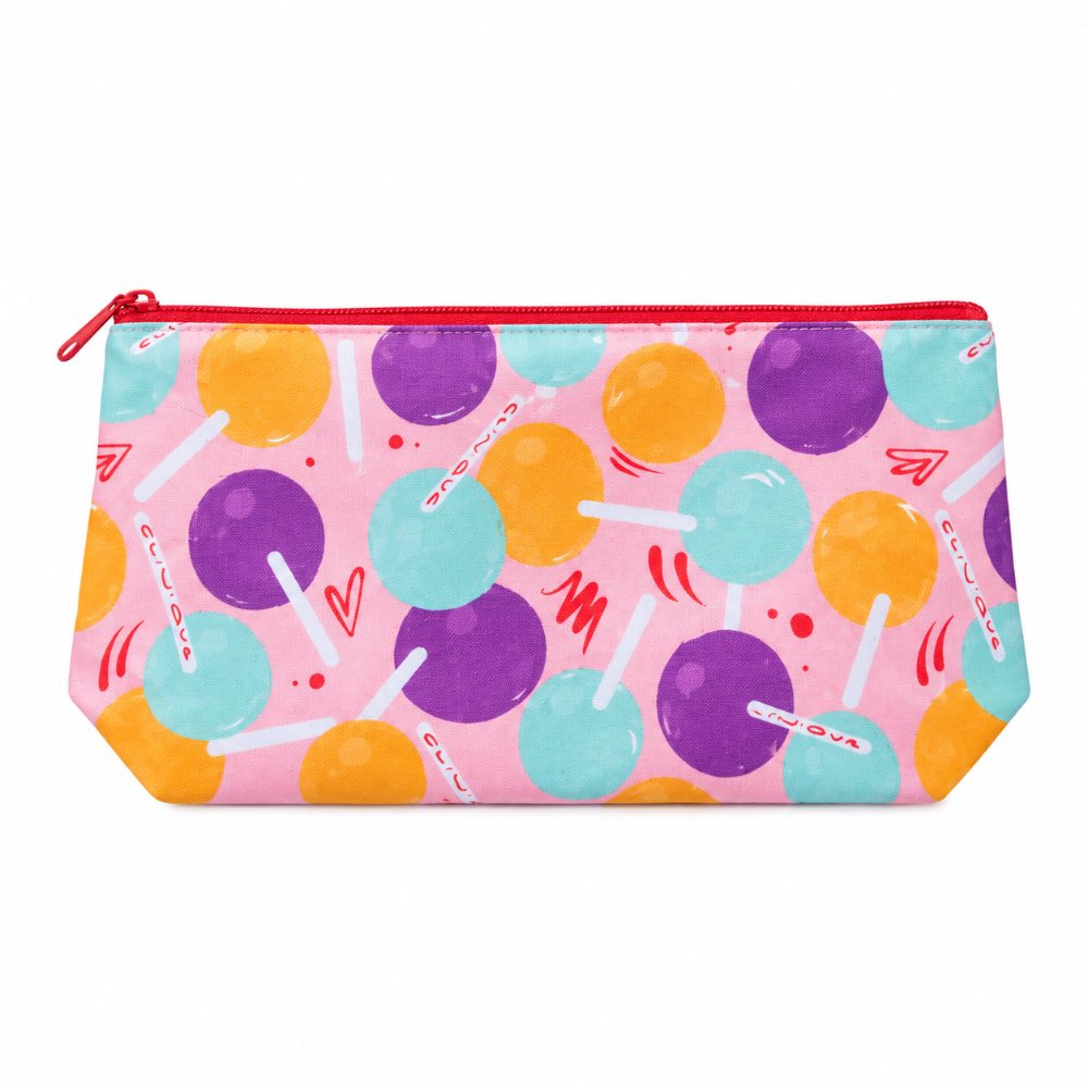 کیف لوازم آرایش کلینیک طرح آبنبات چوبی  CLINIQUE Cosmetics Bag Lollipop