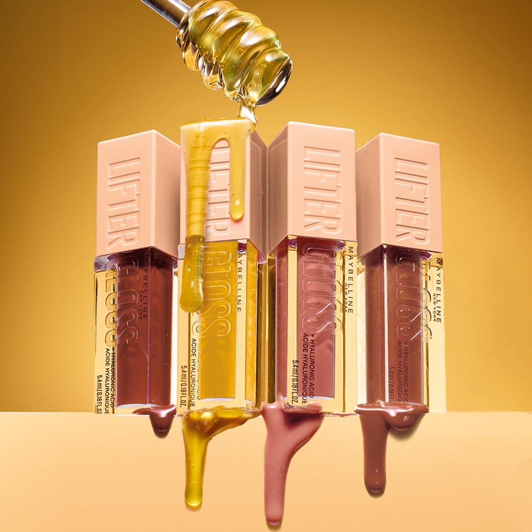 لیپ گلاس حجم‌دهنده و آبرسان میبلین لیفتر گلاس با هیالورونیک اسید Maybelline Lifter Hydrating Lip Gloss