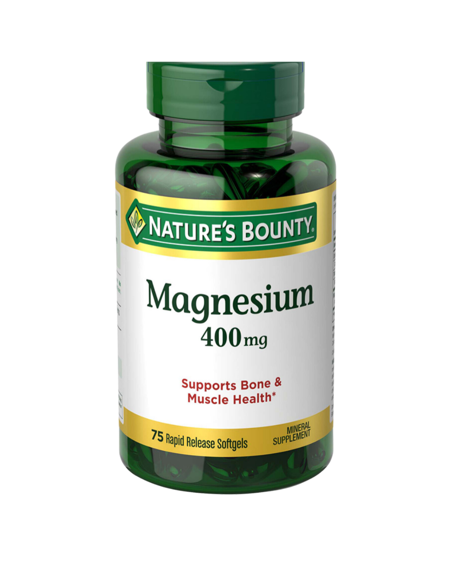 مکمل منیزیم ۴۰۰ سافت ژل قابل جذب نیچرز بونتی ۲۲۵ عددی  Nature's Bounty Absorbable Magnesium