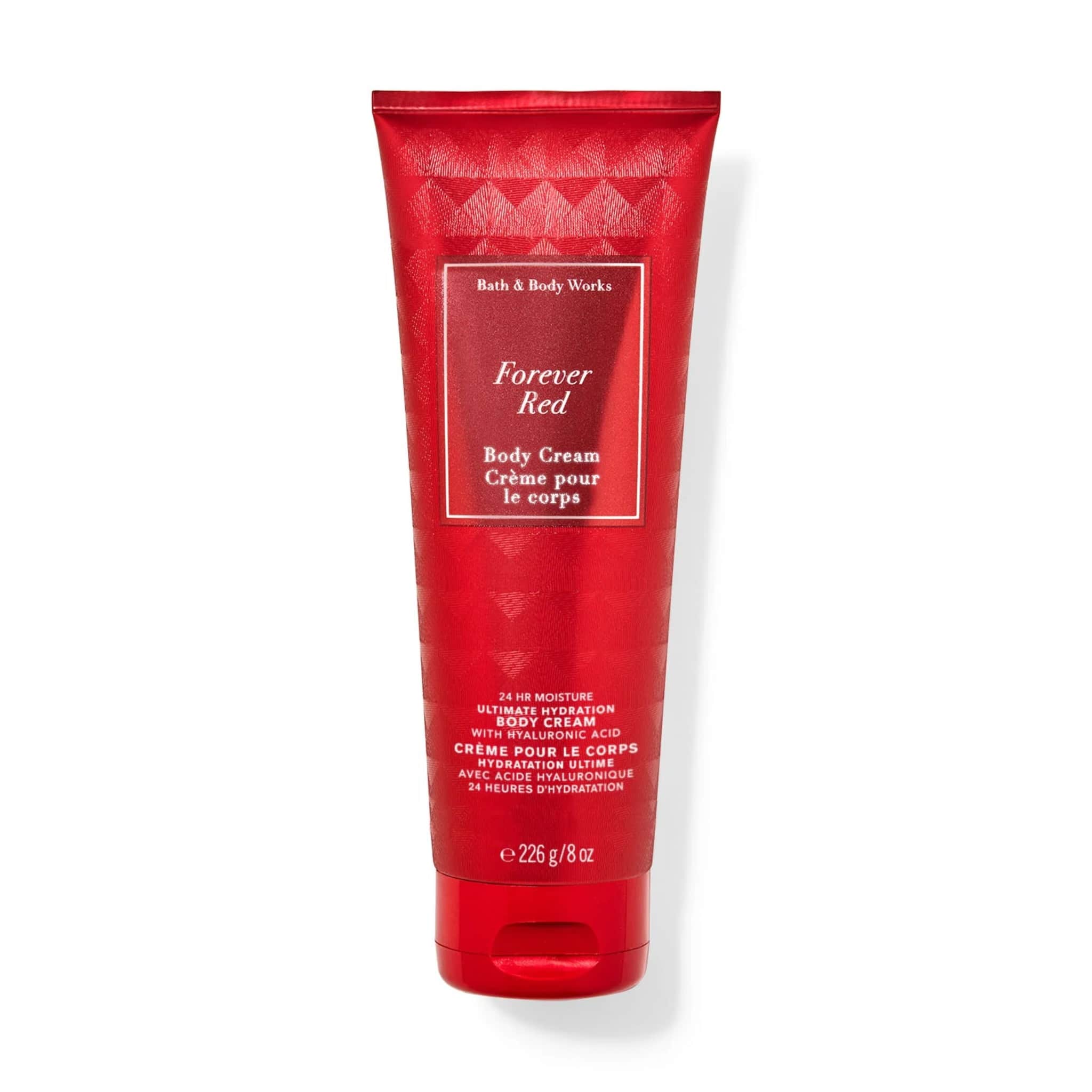 کرم بدن فوق مرطوب‌کننده و معطر بث اند بادی فوراور رد حاوی شی باتر Bath & Body Works Forever Red Ultimate Hydration Body Cream