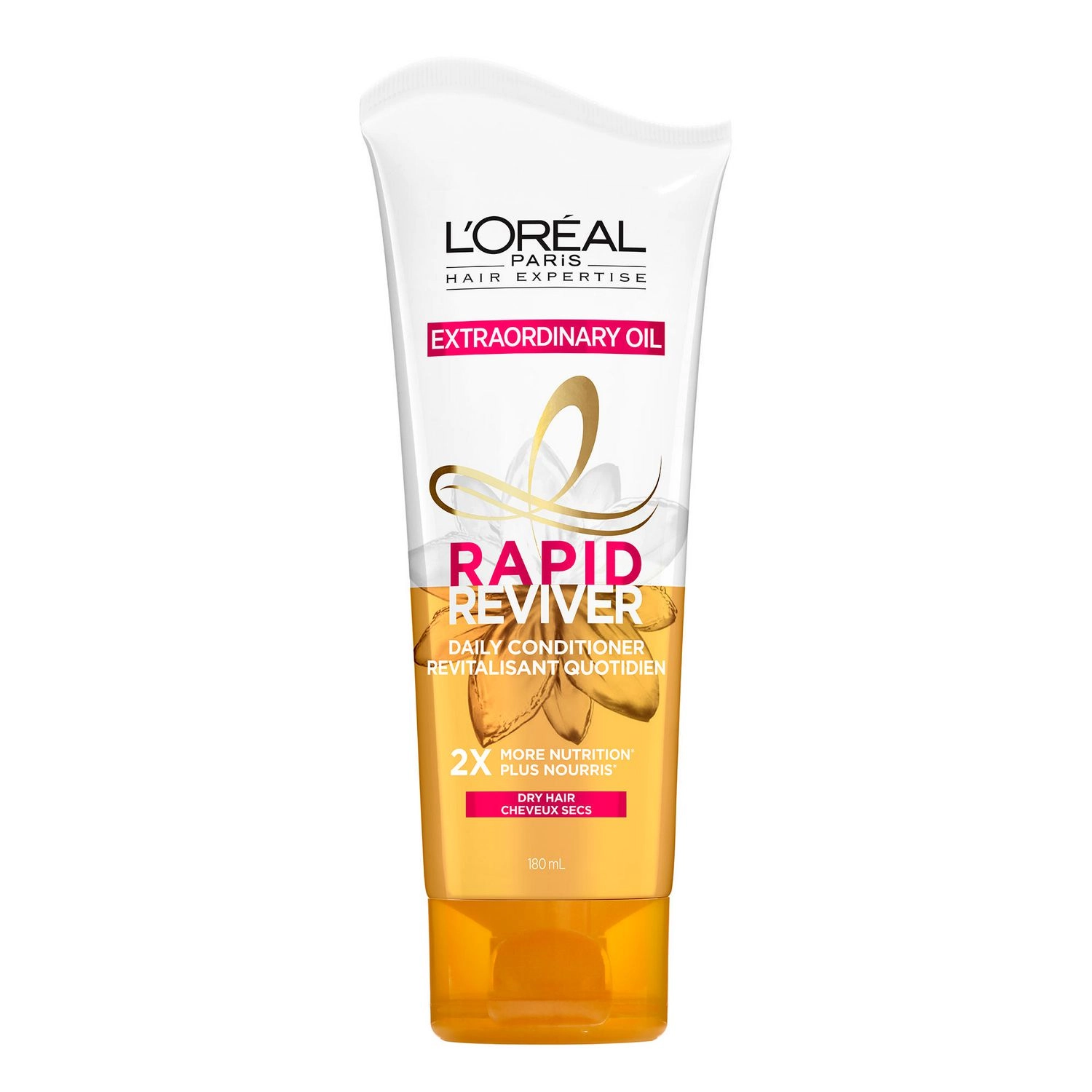نرم‌کننده و تغذیه‌کننده قوی مو لورآل رپید ریوایور L'Oreal Extraordinary Oil Rapid Reviver Dry Hair Power Conditioner