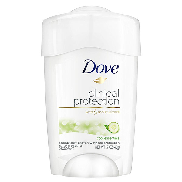 دئودورانت ضدتعریق ضدحساسیت داو کلینیکال کول اسنشیالز با رایحه خیار و چای سبز Dove Clinical Protection Cool Essentials Antiperspirant Deodorant