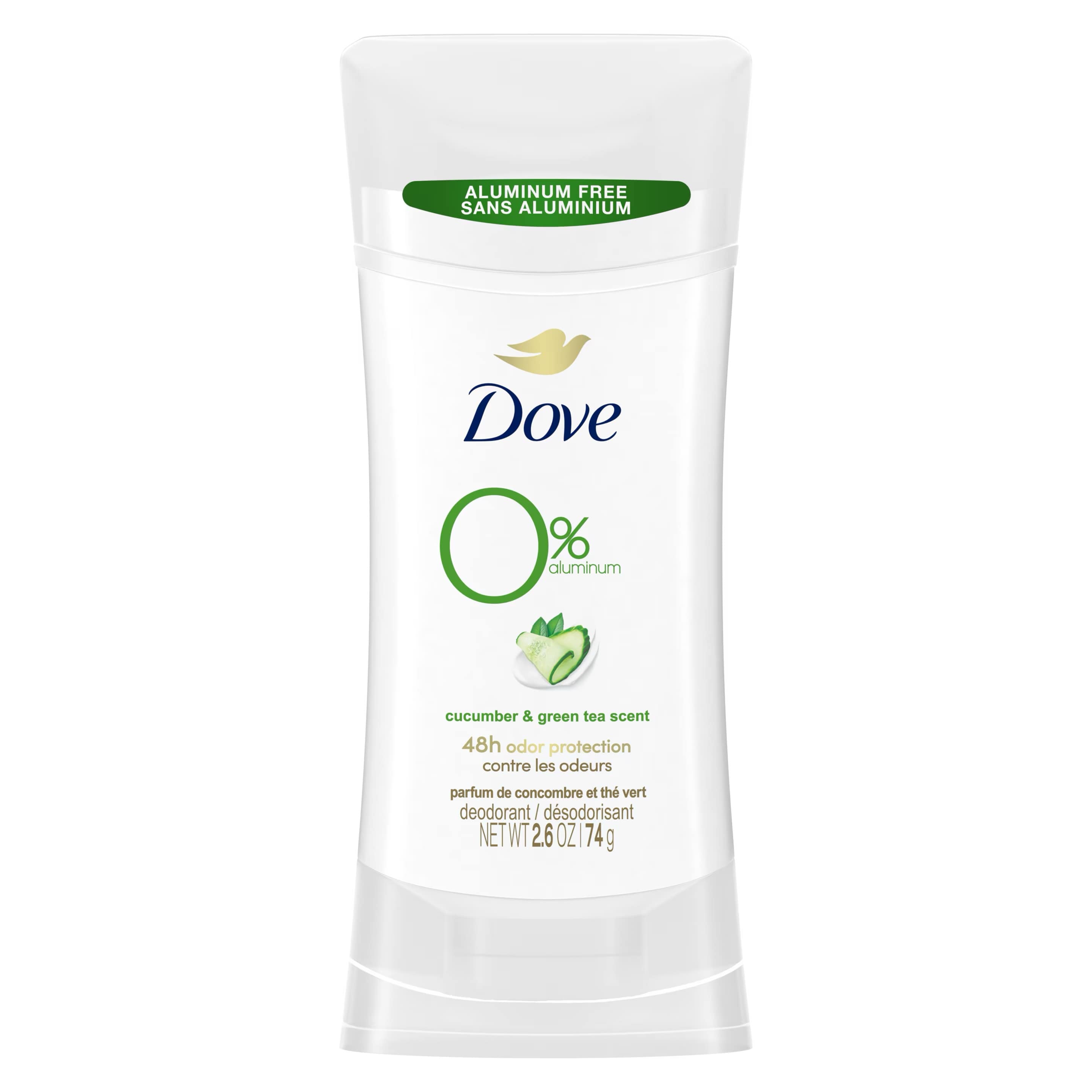دئودورانت استیکی داو بدون آلومینیوم خیار و چای سبز DOVE Deodorant Stick Aluminum Free Cucumber & Green Tea