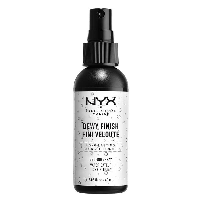 اسپری فیکس‌کننده آرایش درخشان (غیرمات) نیکس NYX PROFESSIONAL MAKEUP Matte Makeup Setting Spray - Dewy Finish