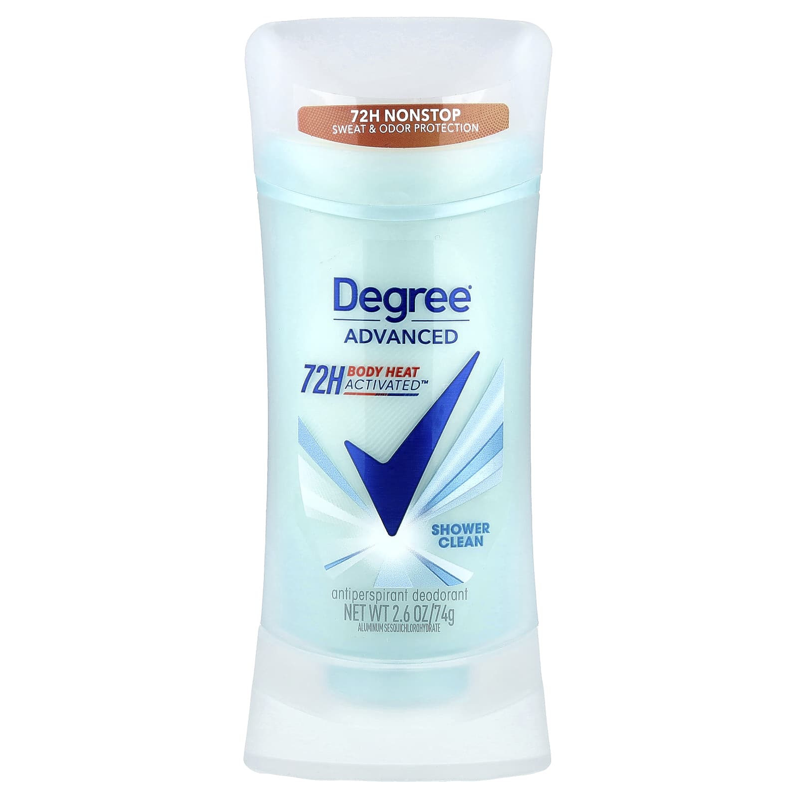 دئودورانت ضدتعریق دگری ادونسد شاورکلین ۷۲ ساعته   Shower Clean DEGREE Advanced Antiperspirant